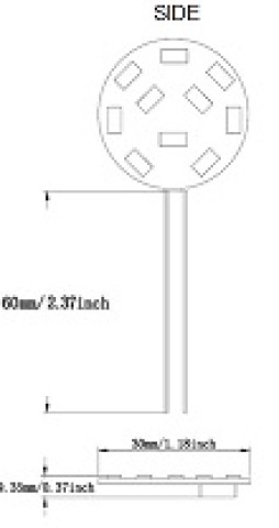 LAMPADINA G4 21LED CALDA SIDE